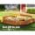 Keezi Kids Wooden Sandpit with Cover and Bench Seat, 182cm - Safe, Durable, AS8124 Certified, Easy Assembly