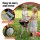 Keezi Kids Pretend BBQ Play set with Simulated Charcoal Lights Play Food Wheels Multicolour Role Play Toy
