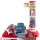 Keezi Kids Pretend Role Play Supermarket Set - 24 Piece Playset with Cash Register, Trolley, Sound & Light Features