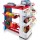 Keezi Kids Pretend Role Play Supermarket Set - 24 Piece Playset with Cash Register, Trolley, Sound & Light Features
