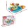 Keezi Kids Pretend Play Kitchen Sink with Faucet & Fishing Toys, Multicolour, 46x28x23cm, Educational Fun for Ages 3+