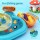 Keezi Kids Pretend Play Kitchen Sink with Faucet & Fishing Toys, Multicolour, 46x28x23cm, Educational Fun for Ages 3+