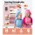 Keezi Wooden Kids Kitchen Play Set - Realistic Pretend Cooking Toys, Pink, 82x29x90cm, Child-Safe, 29-Piece Accessories