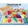 Keezi Wooden Kids Kitchen Play Set - Realistic Pretend Cooking Toy with 29-Piece Accessory Set for Ages 3+, 85x29x90cm