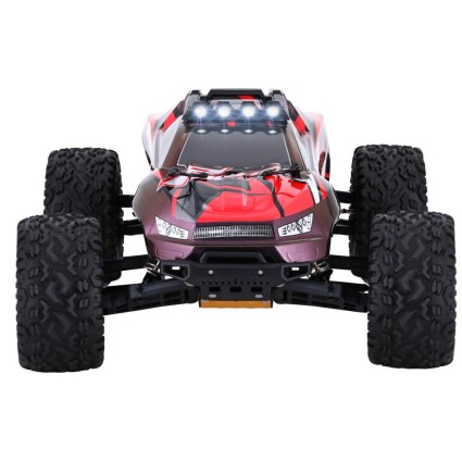 Keezi Kids 2WD Off-Road Remote Control Car - 1:8 Scale, 38km/h Speed, Simulated Lights, 45cm, Ages 8+,