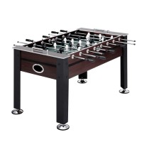 5FT Soccer Foosball Table Game Set for Adults and Kids, MDF Board, Sturdy Legs, 2 Balls, Indoor Party Fun