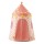 Keezi Kids Play Tent with Star Lights Window and Carry Bag 116x153cm Pink Playhouse for Imaginative Play