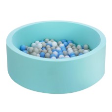 Keezi Kids Ball Pit 90x30cm Ocean Foam Play Pool - Safe, Non-Toxic, Easy-Clean Design with 200 Smooth Balls, Ages 3-8 Keezi Kids Ball Pit 90x30cm Ocean Foam Play Pool - Safe, Non-Toxic, Easy-Clean Design with 200 Smooth Balls, Ages 3-8