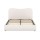 Artiss Bed Frame Double Size Boucle Upholstered Beige 203x145x92cm with Padded Headboard and Sturdy Support
