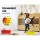 Keezi 3 Tiers Kids Bookshelf Storage Organiser, MDF Frame, PP Bins, 108x29x88cm, Natural Finish, Lockable Wheels