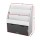 Keezi 3-Tier Kids Bookshelf with Storage Box, Eco-Friendly Particle Board, 60x30x70cm - EN71 Certified, White/Grey