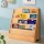 Keezi 5-Tier Kids Bookshelf Organiser, 80x30x85.5cm, Child-Safe Particle Board with Rounded Edges, Easy Assembly & Clean