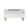 Keezi Kids 2-in-1 Toy Box & Bookshelf Organiser, 12mm MDF, 80x28x44.5cm, Eco-Friendly, White/Natural Finish