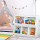 Keezi Kids Toy Box Bookshelf Storage Organiser - Eco-Friendly E1 MDF, Stackable Design, Easy Assembly, White Finish