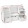 Keezi Kids Bookshelf & Storage Unit: 140cm White Organiser with Reading Bench, 3 Movable Drawers, and Safety Features