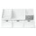 Keezi Kids Bookshelf & Storage Unit: 140cm White Organiser with Reading Bench, 3 Movable Drawers, and Safety Features