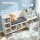 Keezi 170cm Kids Storage Unit & Bench - White, Melamine Board, 3 Toy Boxes, 3 Cubbies, 3 Shelves, Drawer, Anti-T