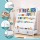 Keezi Metal Kids Bookshelf with Removable Fabric Drawers, 70x28x76cm, White - Modern Storage Rack & Toy Organiser