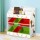 Keezi 3 Tiers Kids Bookshelf with 6 Bins, Durable MDF, Multicolour, Child-Safe, 86x29.5x85cm - Ideal