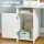 Keezi Kids Table and Chair Set - Durable MDF & Pine Wood, Storage Cabinet, Non-Toxic Paint, Easy Assembly, Ages 3+