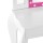 Keezi Kids Wooden Dressing Table Set with 3 Mirrors & Drawer, Pink Vanity Table & Chair, Safe MDF, 86cm Height