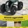Gardeon 360° Swivel Rolling Garden Seat, Adjustable Height, Heavy Duty Steel Frame, All-Terrain Wheels, 150kg Capacity
