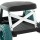 Gardeon Garden Cart Rolling Stool with Wheels - Durable Steel Frame, 200kg Capacity, Easy-Clean Plastic Seat, 48x48x33cm