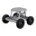 Gardeon Rolling Garden Cart Seat with Tool Tray, 440lbs Capacity, All-Terrain Wheels, Steel Frame, Grey/Black