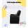 Keezi Kids Recliner Chair - Black PU Leather Lounge, 9cm Foam, Metal Frame, Built-in Drink Holder, 65x42x61cm