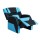 Keezi Kids Recliner Chair - PU Leather Gaming Sofa Lounge with Adjustable Backrest, Footrest, Headrest, Black & Blue