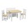 Keezi 2-in-1 Kids Table Set: White/Natural MDF, Includes Storage Bench & 2 Chairs, Ideal for Play, Craft & Learning