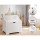 Keezi Kids Toy Box & Bench - MDF, Soft Close Hinges, Safe Corners, 53x34x32.5cm Storage Organiser for Playroom, White