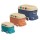Keezi 3PCS Toy Storage Box Set - Car-Shaped, Durable Polypropylene, 3 Sizes, Building Block Lid, Easy Carry Handles
