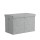 Keezi Large Grey Toy Box Chest with Flip-Top Lid, Collapsible Linen Organiser, 83L Storage, No Assembly Required