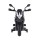 RIGO Aprilia Licenced Kids Electric Ride On Motorbike Dorsoduro 900, 6V, Twin Motors, Black, Ages 3+, 80x42x59cm,