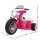 Rigo Kids Pink 6V Electric Police Motorcycle - Harley-Inspired, Anti-Slip Tyres, Music, 3+ Years, 25kg Capacity