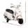 Rigo Vespa Licenced Rigo Kids Electric Vespa GTS Ride-On Motorbike, White – 3+ Years, Keyless Start, 30W Motor