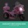 Rigo Kids 6V Electric Ride-On Police Motorcycle in Pink with Music, Anti-Slip Tyres, and Keyless Start for Ages 3+