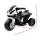 Rigo Kids Electric BMW S1000RR Ride-On Motorcycle - Black, 3-Wheel Suspension, 3km/h Speed, 25W Motor, Ages 3+