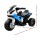 Rigo Kids Electric Ride On Police Motorcycle - Licenced BMW S1000RR, Blue, 3-Wheel, Anti-Slip Tyres, 3km/h Speed