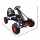 Rigo Kids Pedal Go Kart: Black, Rubber Tyres, Steel Frame, Adjustable Seat, Ages 3+, 30KG Capacity, Outdoor Fun