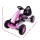 RIGO Kids Pedal Go Kart - Pink Racing Car with Rubber Tyres, Safe Design, Adjustable Seat for Ages 3+, 30kg Capacity