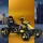 Rigo Kids Pedal Go Kart - Black Racing Car with Plastic Tyres, Steel Frame, Sporty Steering, Ages 3+, 25KG Capacity