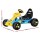 Rigo Kids Blue Pedal Go Kart: Safe Racing Car with Plastic Tyres, Durable Frame, and 3-Point Steering, Ages 3+