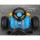 Rigo Kids Blue Pedal Go Kart: Safe Racing Car with Plastic Tyres, Durable Frame, and 3-Point Steering, Ages 3+