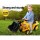 Keezi Kids Ride On Excavator Bulldozer – Fun Construction Play, Non-Toxic Plastic, Safety Helmet, High Backrest, 80cm