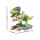 Keezi Kids Dinosaur Ride-On Push Car Toy with Mist Spray & Roar | Indoor/Outdoor Play | Green Plastic | 56x23x56cm