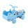 Keezi Kids Ride On Push Car Blue with Storage 135° Steering Limit Foot to Floor Toy 67x31.5x43cm 20kg