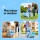Keezi Kids Ride On Push Car Blue with Storage 135° Steering Limit Foot to Floor Toy 67x31.5x43cm 20kg