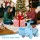 Keezi Kids Ride On Push Car Blue with Storage 135° Steering Limit Foot to Floor Toy 67x31.5x43cm 20kg